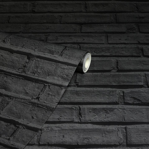 Black Brick Wallpaper