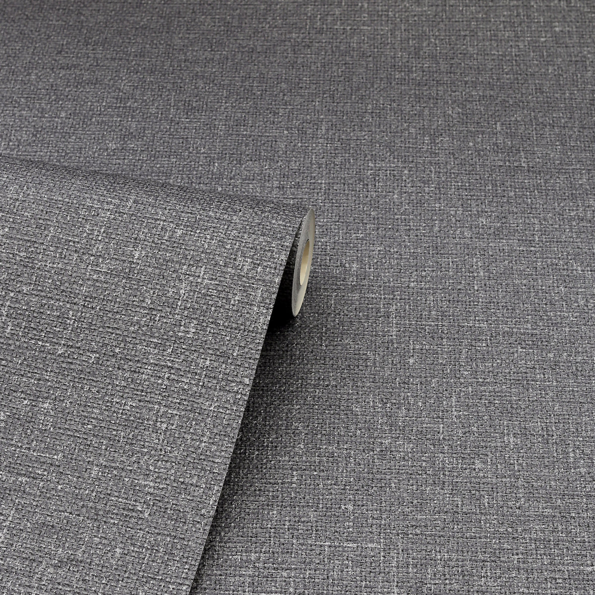 Arthouse Calico Plain Gunmetal Gray Paste the Paper Wallpaper