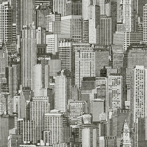 Artistick Manhattan Mono Wallpaper