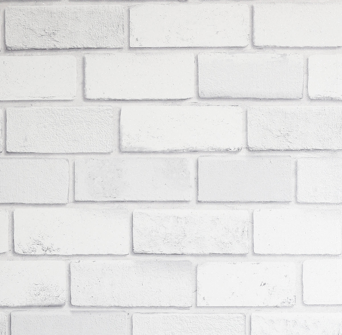 Arthouse Diamond White Brick White Paste the Paper Wallpaper Arthouse