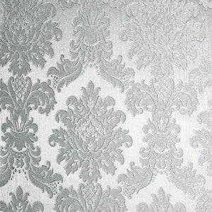 Opulence Silver Wallpaper