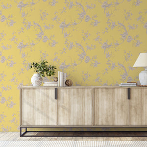 Chinoise Yellow Wallpaper