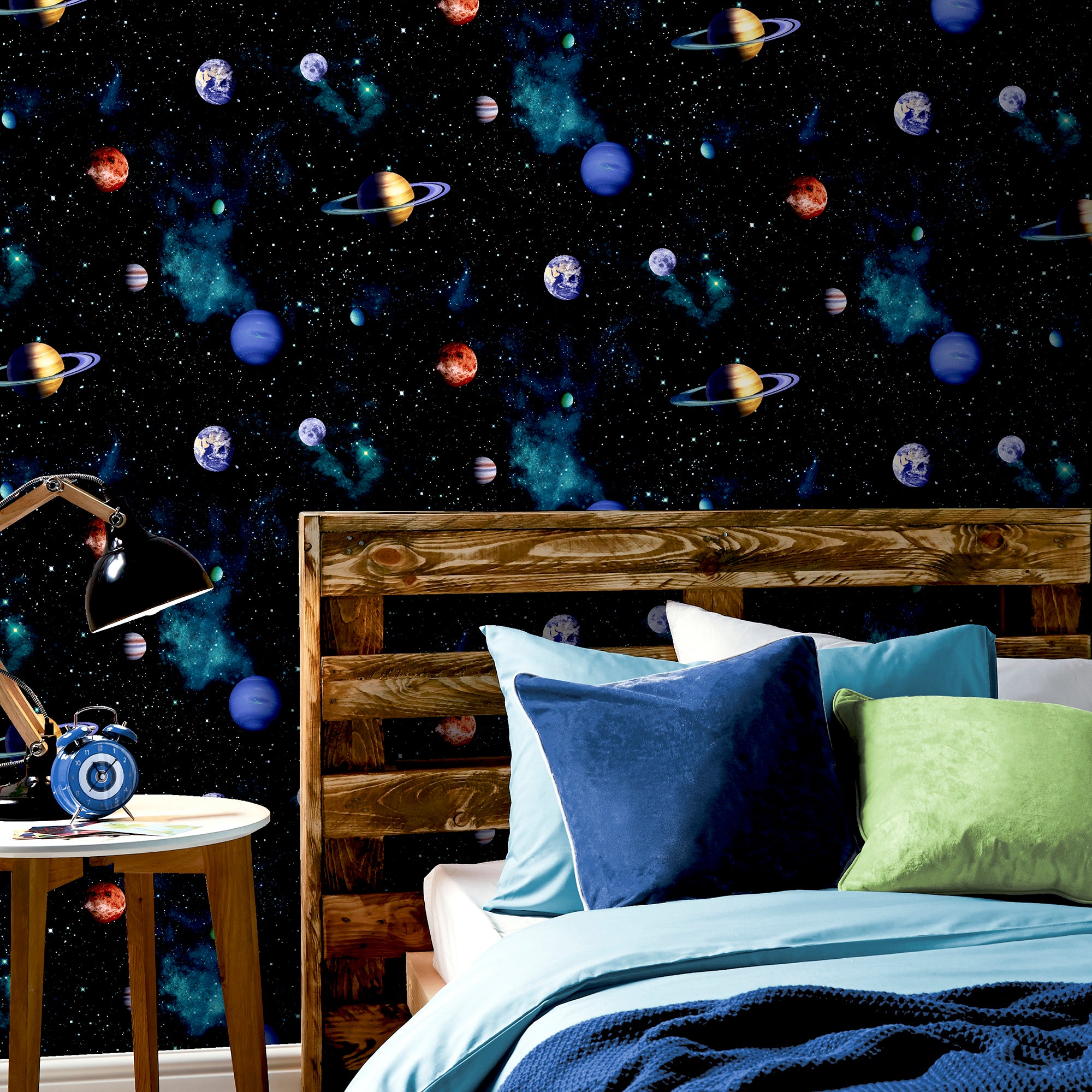 Cosmos Charcoal Wallpaper