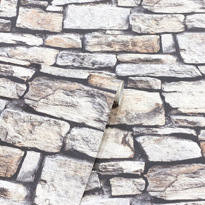 Cornish Stone Natural Wallpaper