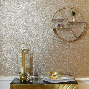 Sequin Sparkle Gold Wallpaper