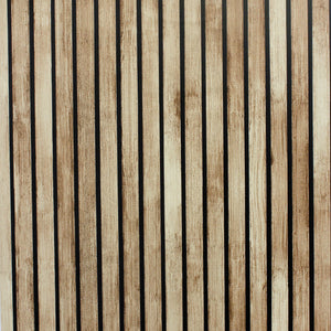 Wood Slats Natural Wallpaper