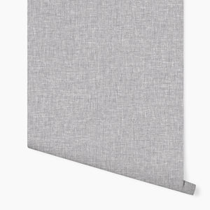 ArtiStick Linen Texture Mid Grey Wallpaper