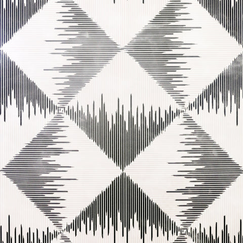 Artistick Aztec Geometric Mono Wallpaper