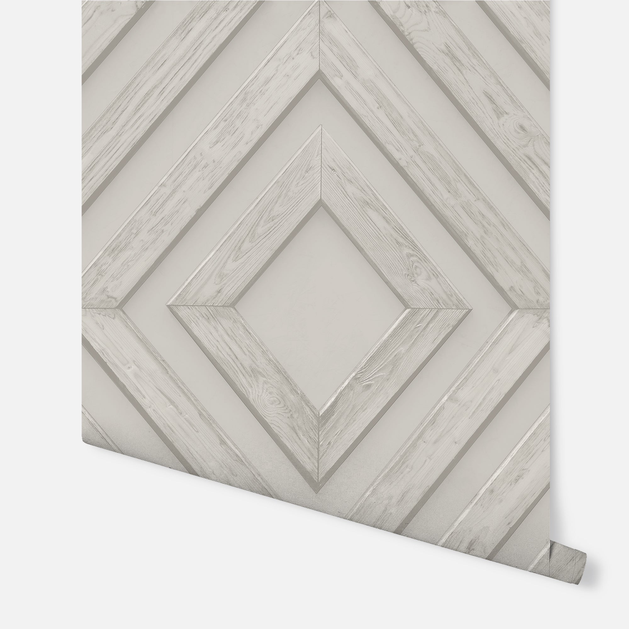 Artistick Diamond Wood Wall Natural Wallpaper