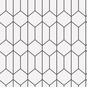 Artistick Linear Geo Mono Wallpaper