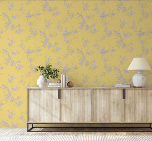 Chinoise Yellow Wallpaper