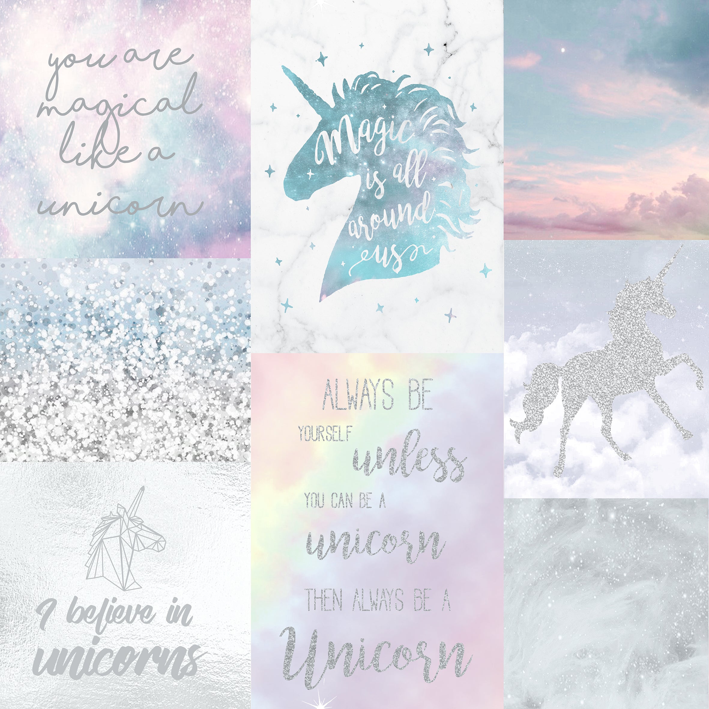 Believe In Unicorns Wallpaper