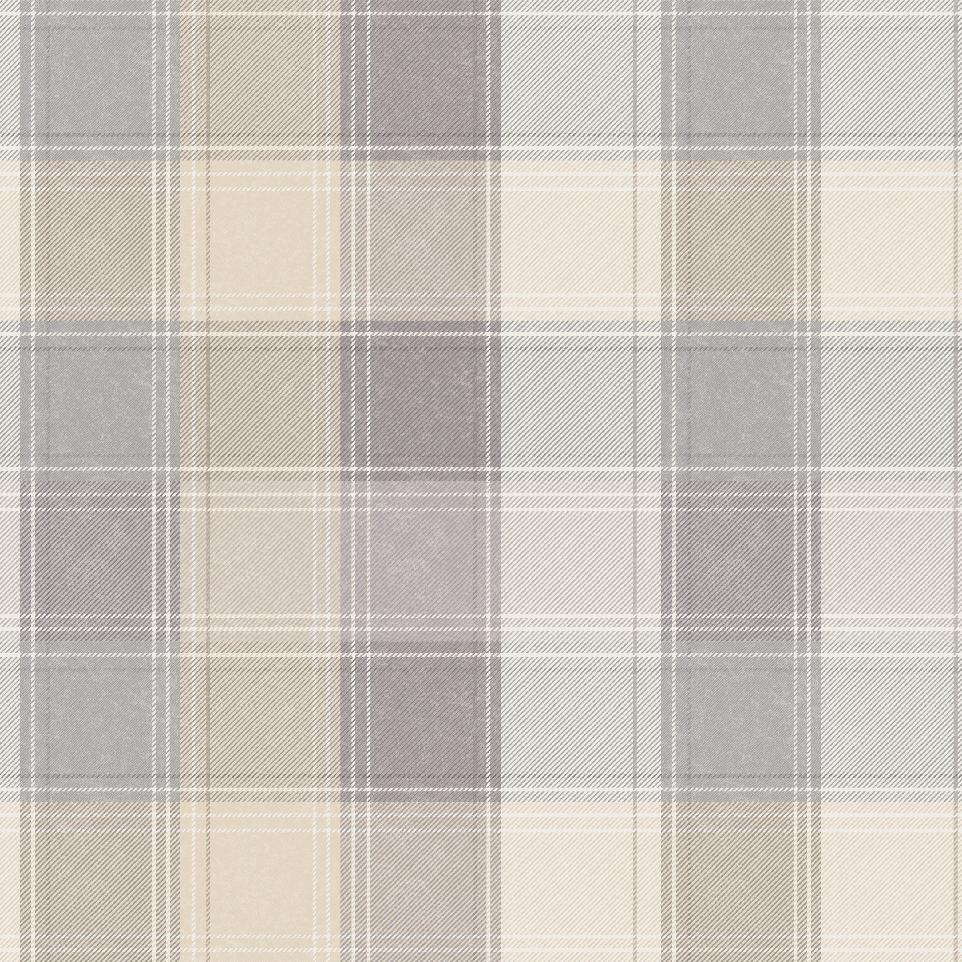 Country Check Grey Wallpaper