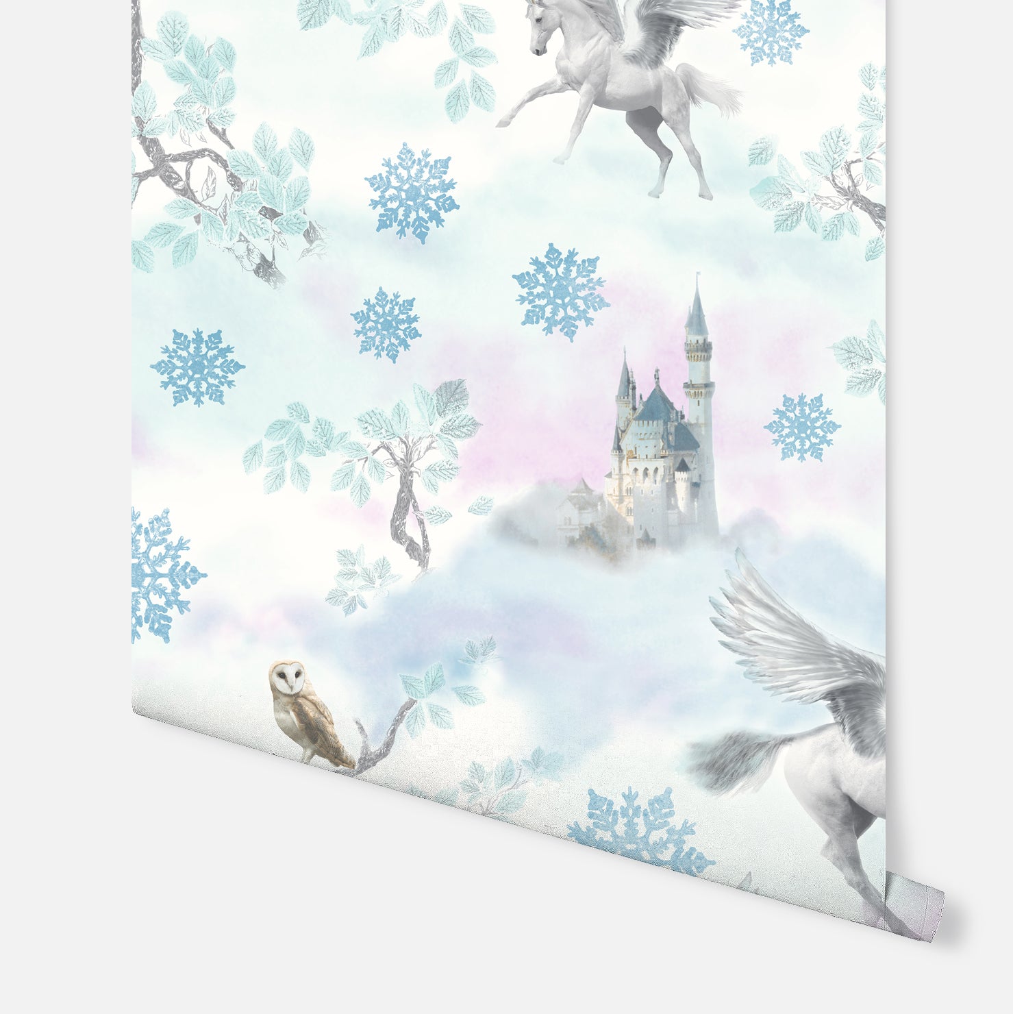 Fairytale Ice Blue Wallpaper