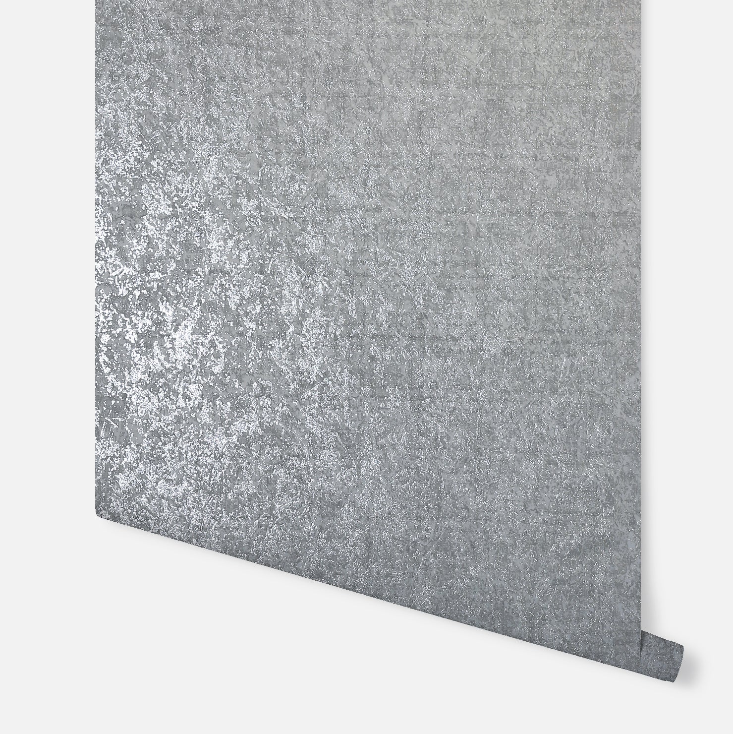 Texture Silver Kiss Foil Wallpaper