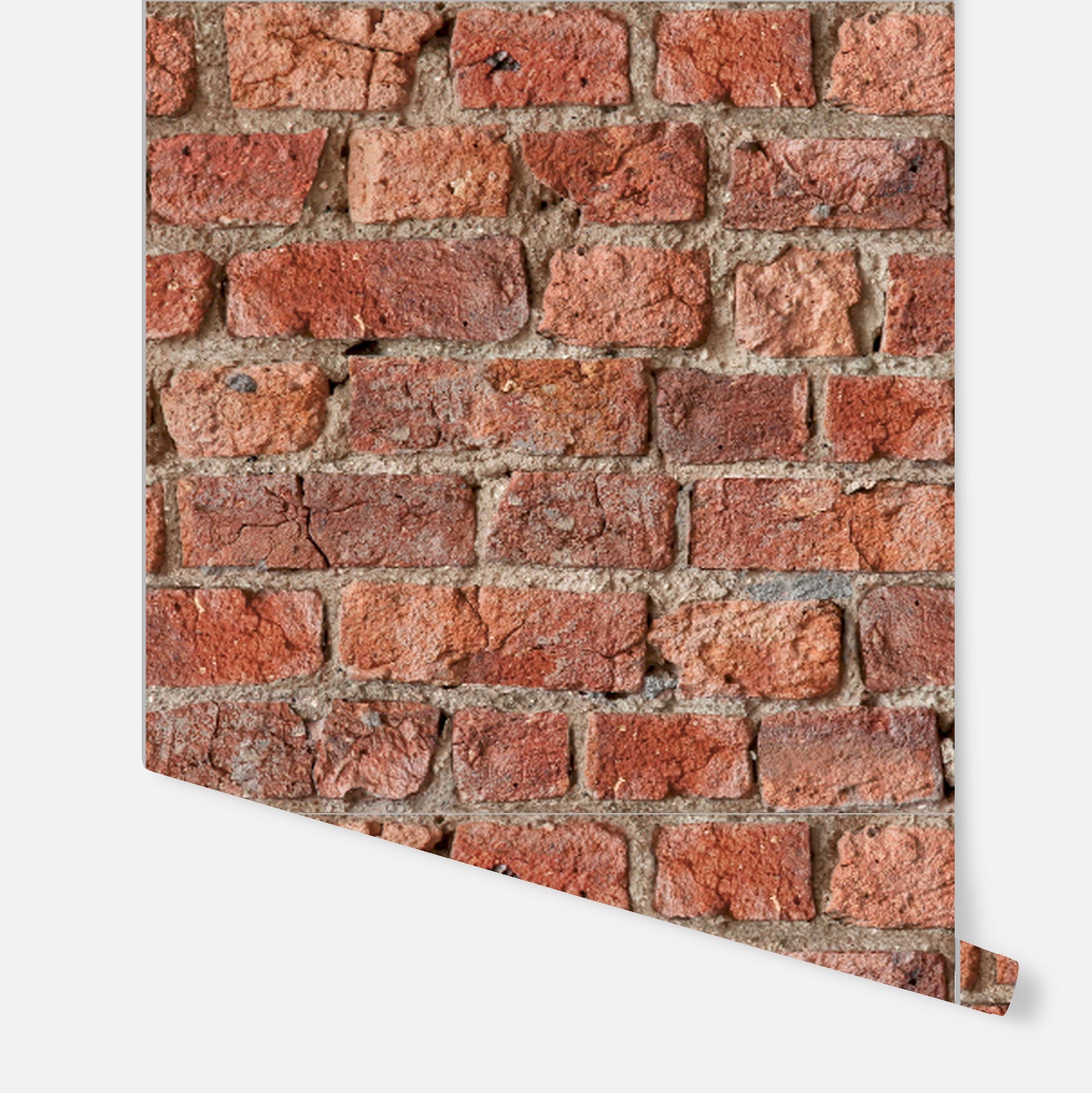 Urban Brick Red Wallpaper