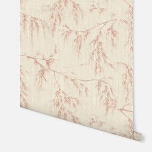 Willow Tree Neutral/Rust Wallpaper