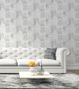 Daydreamer Grey Multicoloured Wallpaper