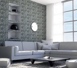 Liquid Marble Charcoal Wallpaper