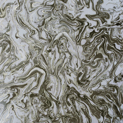 Liquid Marble Charcoal Wallpaper