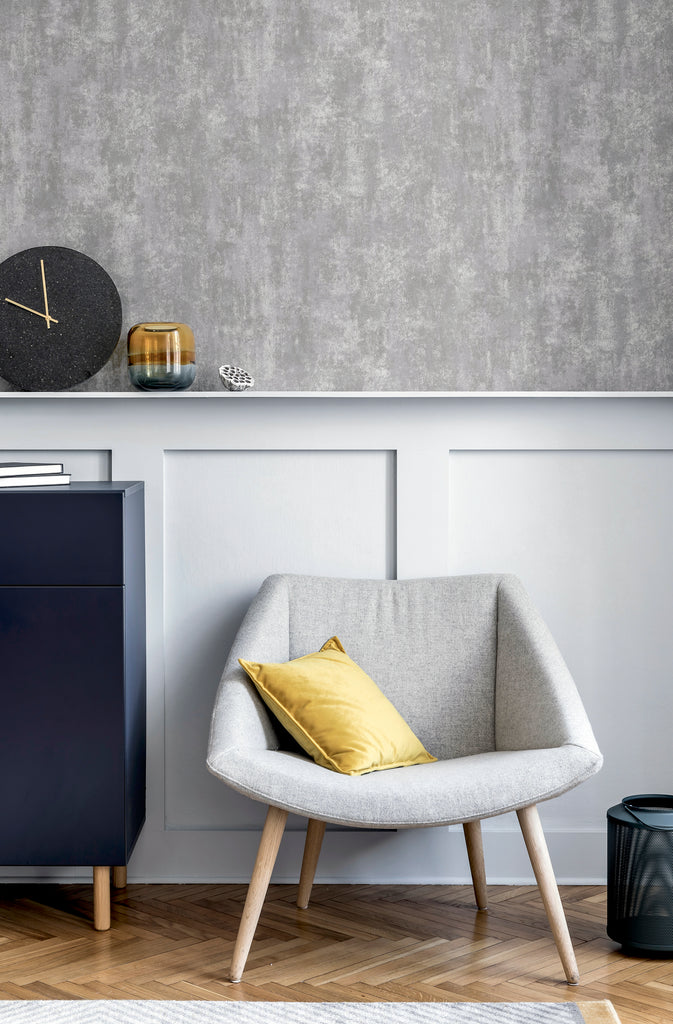 Arthouse Stone Textures Gray Paste the Paper Wallpaper Arthouse USA Inc.