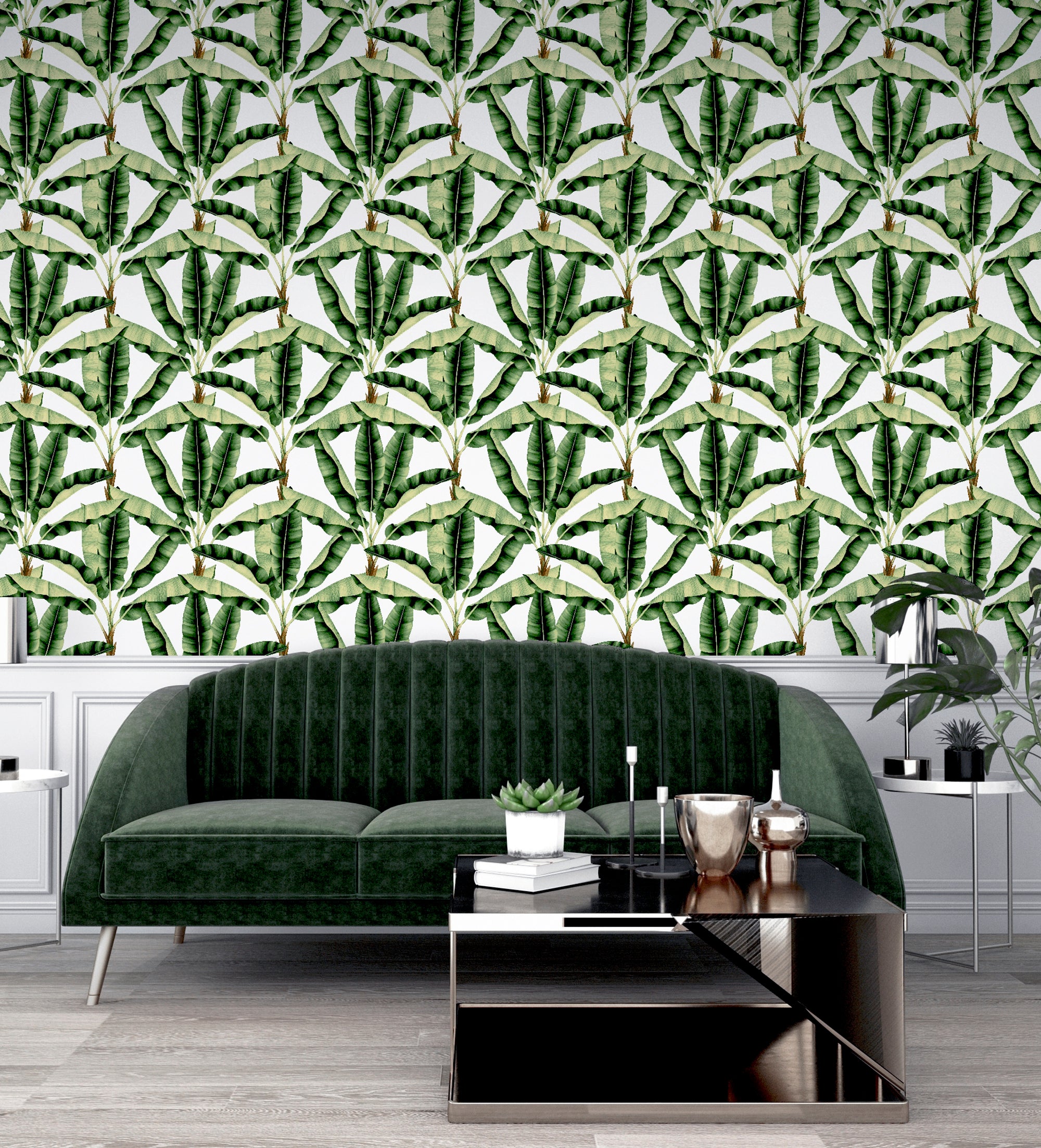 Musa Green Wallpaper