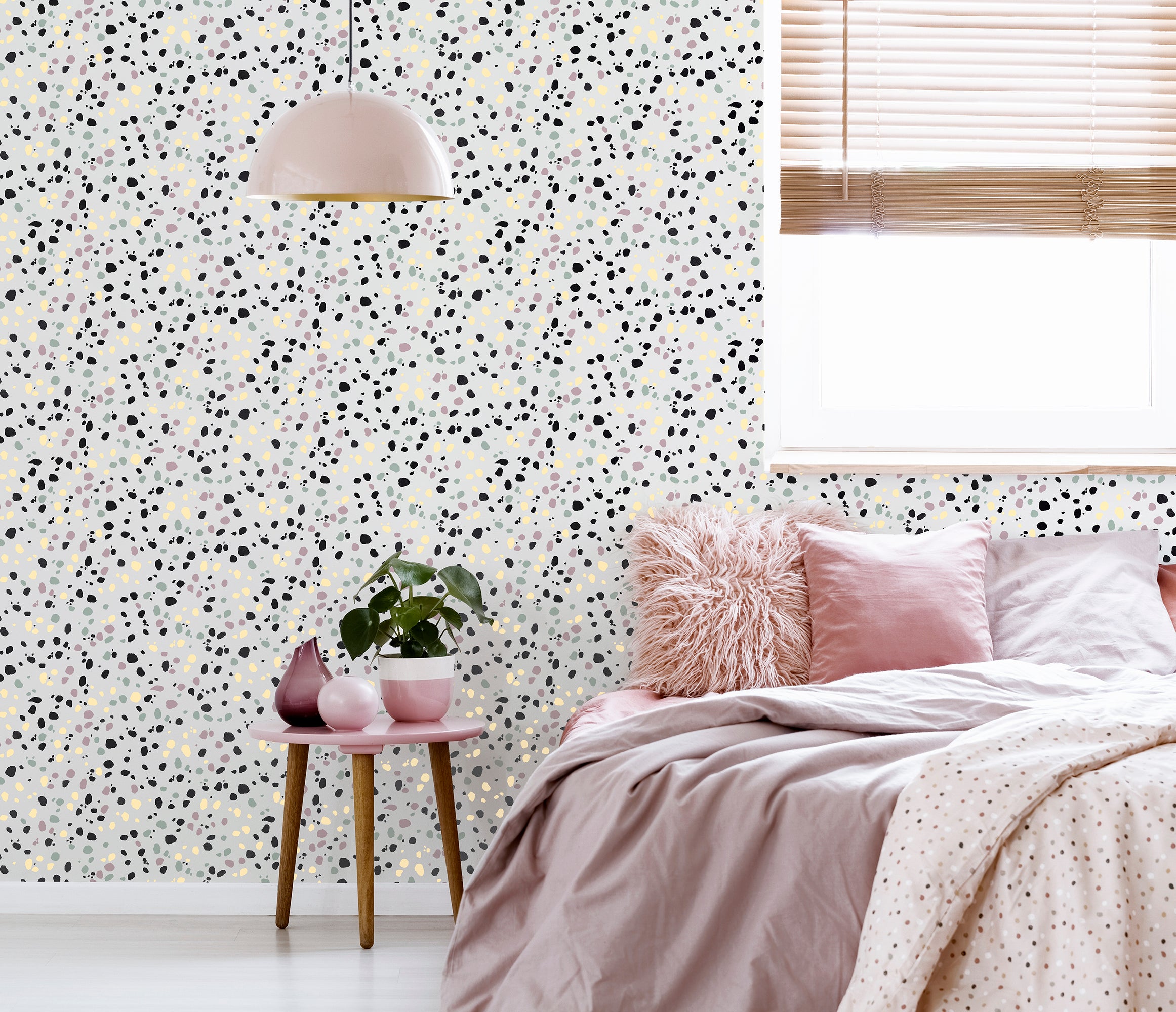 Dalmatian Pastel Multi Wallpaper
