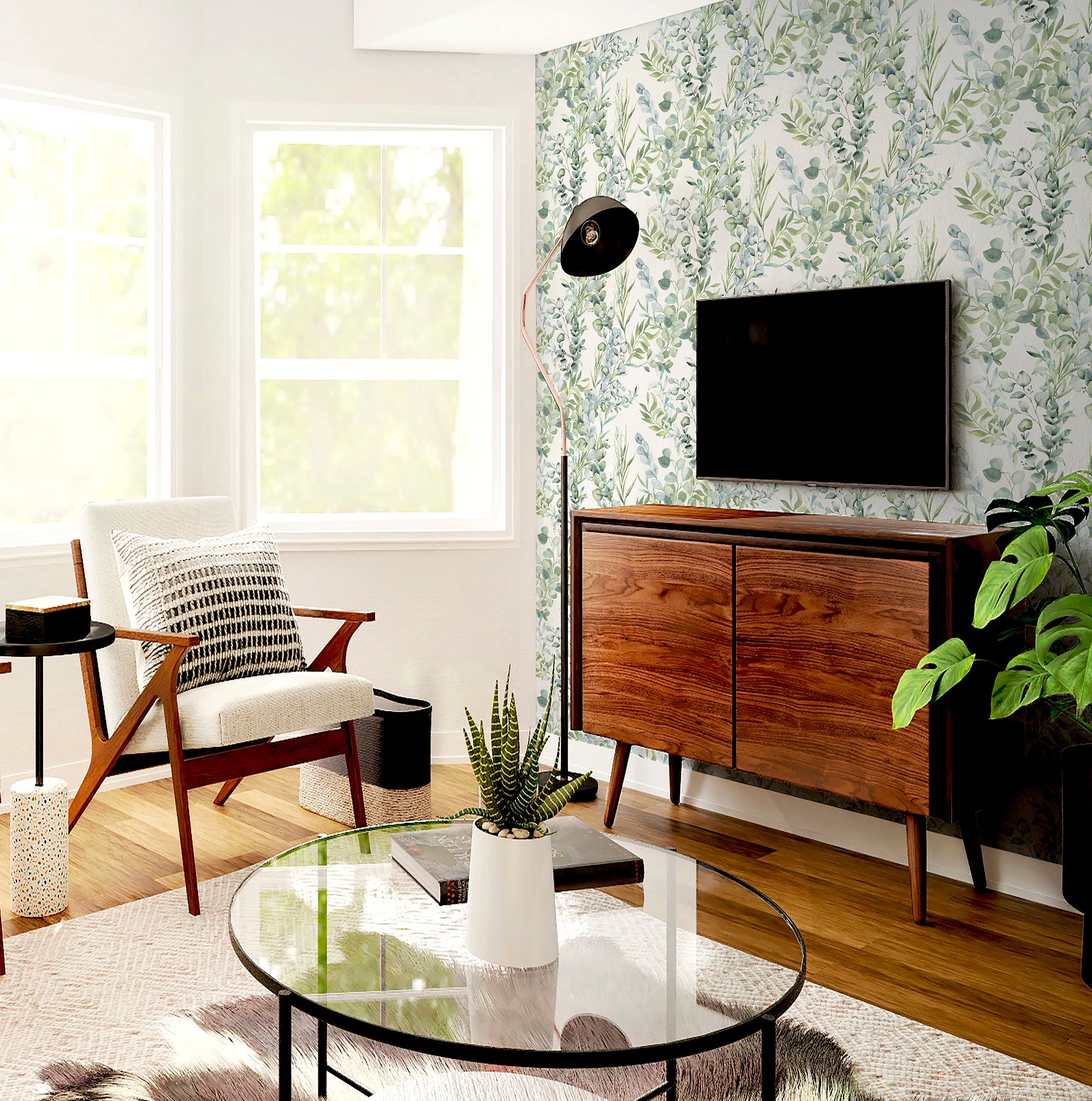Tranquil Green Wallpaper