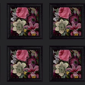 Stately Bouquet Charcoal / Multi Wallpaper
