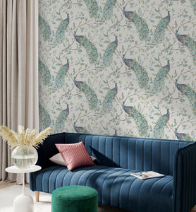 Keeka Bird Blue Wallpaper